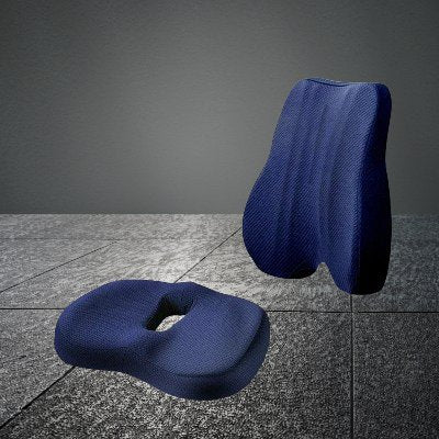 Coussin de Chaise - CoccyxReliefHip™ - Bleu - Confort voiture