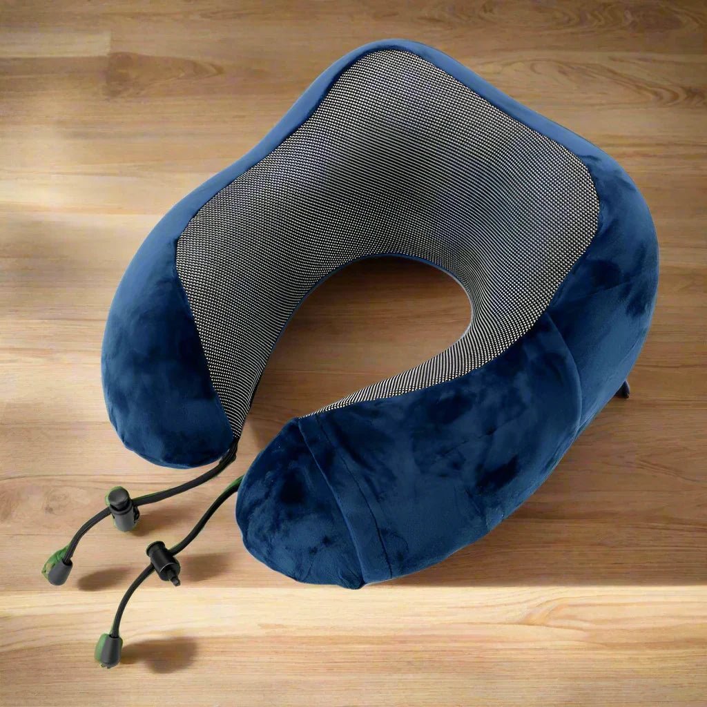 Oreiller - NeckRelaxingPillow™ - Bleu - Confort voiture