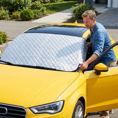 Pare-soleil voiture pare-brise avant homme ajuste le pare-soleil rapidement