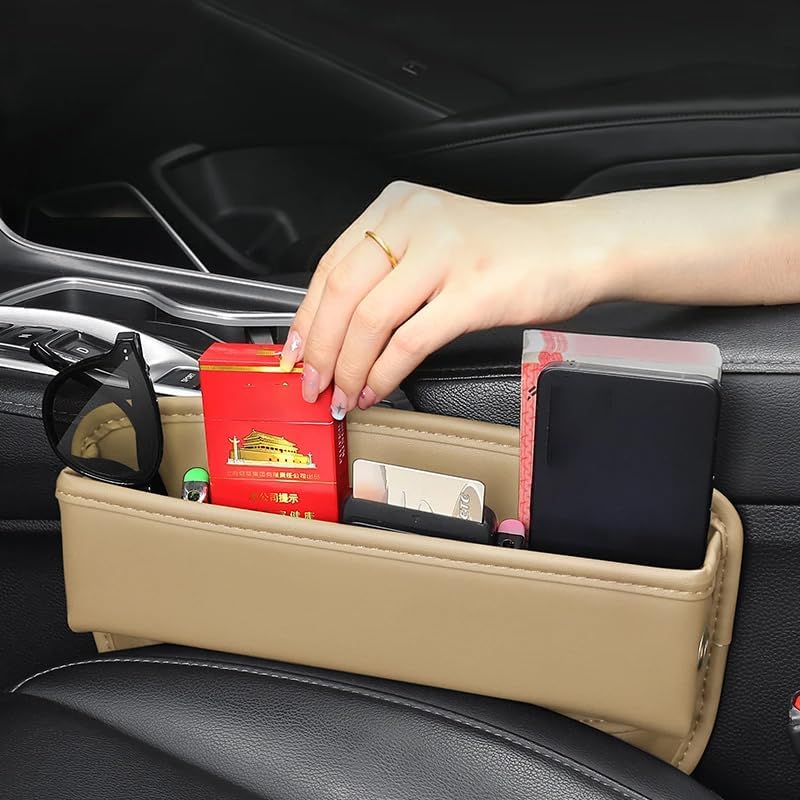 Rangement Voiture - FrontRowSeatStorage™ - Beige - Confort voiture